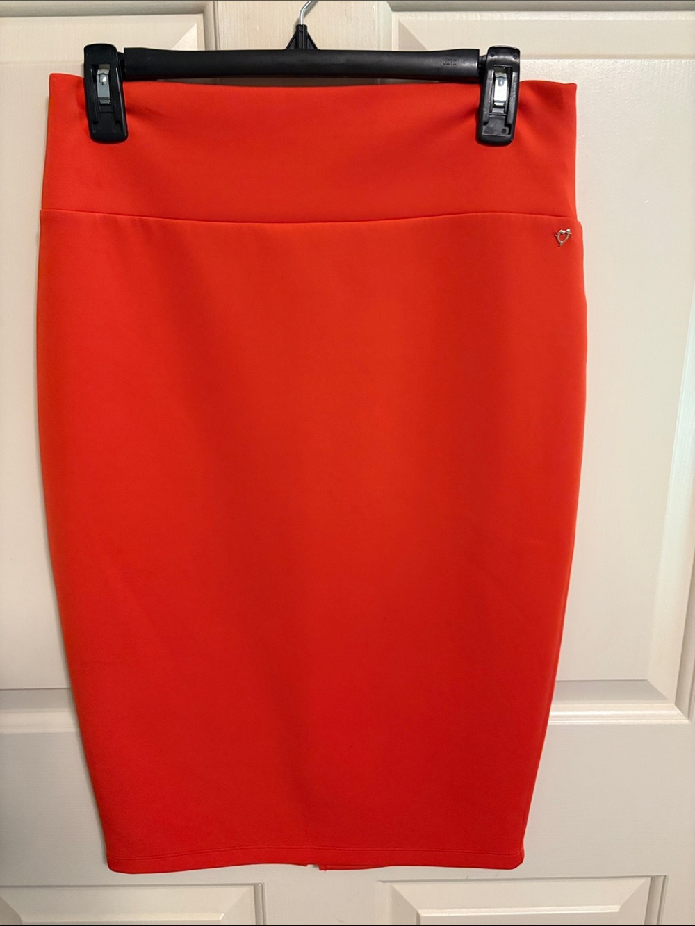 Thalia Sodi Red Pencil Skirt with Heart Accent
